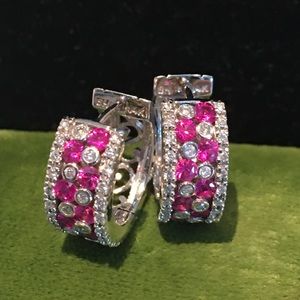 SOLD SOLD SOLD EFFY 14K DIAMOND AND PINK SAPPHIRE